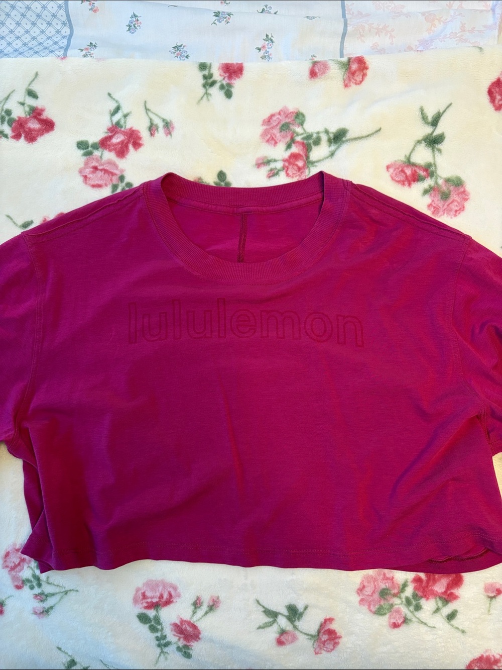 lululemon all yours cropped tee